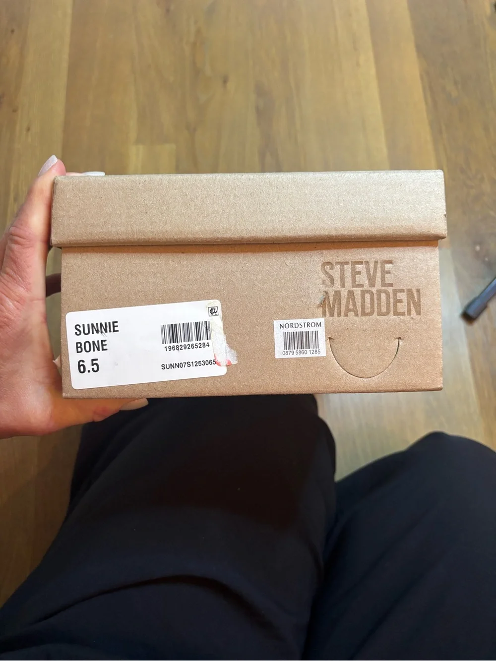 Steve Madden Ivory Studded Gladiator Flat Sandals